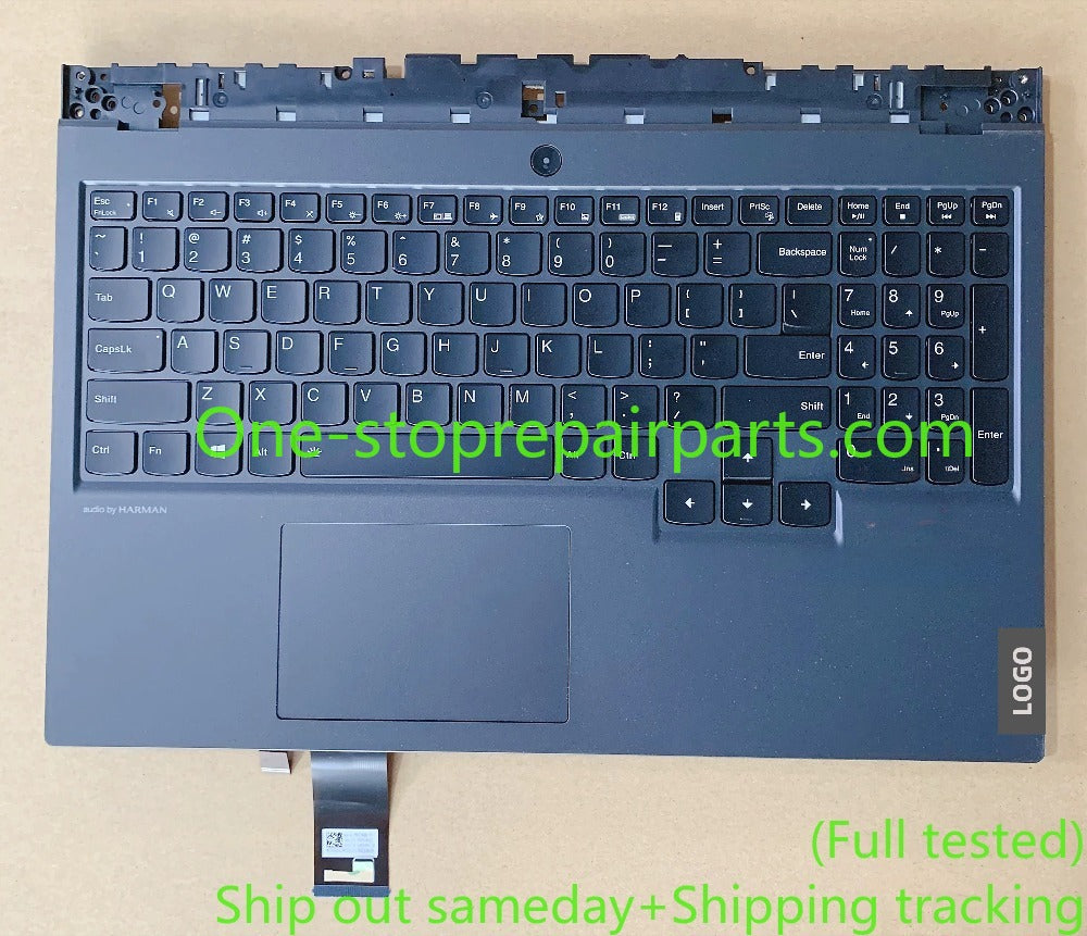 Lenovo Legion 5-15IMH05H 5-15IMH05 5-15ARH05H R7000 Y7000 2020 Upper Palmrest C-cover RGB Backlight Non-Fingerprint Touchpad Keyboard US Grey 5CB0Z26890 5CB0Z26914