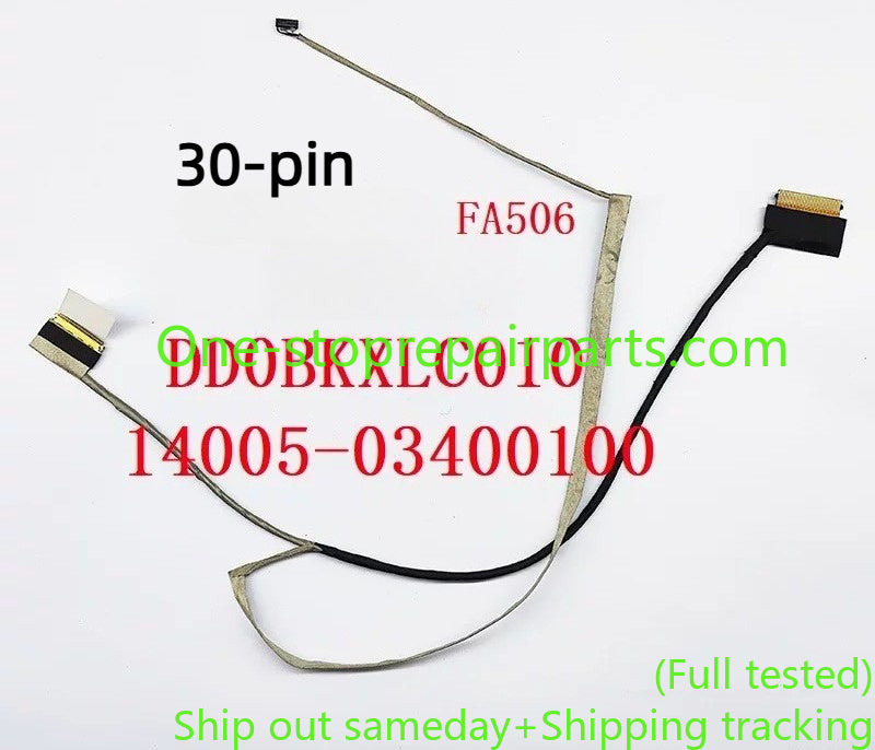 LCD LVDS Screen Cable for ASUS FA506 IH/II/IU/IV FX506 FX506LH FX507Z DD0BKXLC010 DD0BKXLC100 14005-03400200  14005-03400000