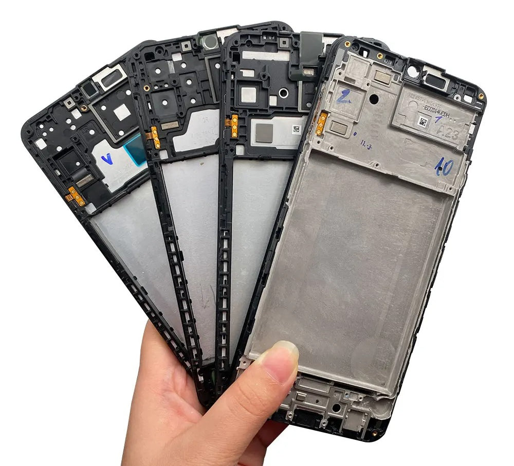 10Pcs, Middle Frame For Samsung A13 A14 A23 A24 A34 A54 A33 A73 4G 5G Front Frame Housing Bezel Repair Parts Samsung phone repair parts