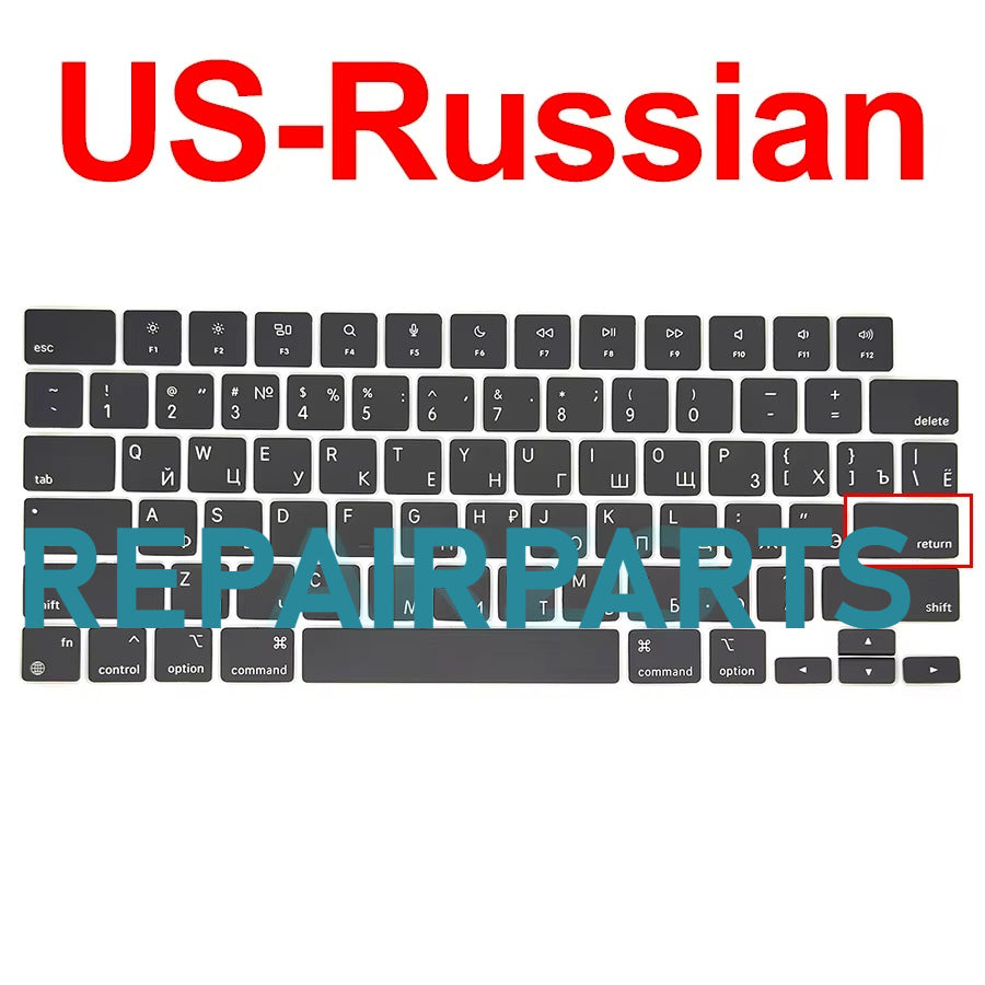 A2442 A2485 A2779 A2780 A2918 A2991 A2992 A3112 A3401 A3185 A3403 A3186 Keycaps Keys Key Cap For Macbook Pro 14" 16" 2021-2023 Macbook repair parts