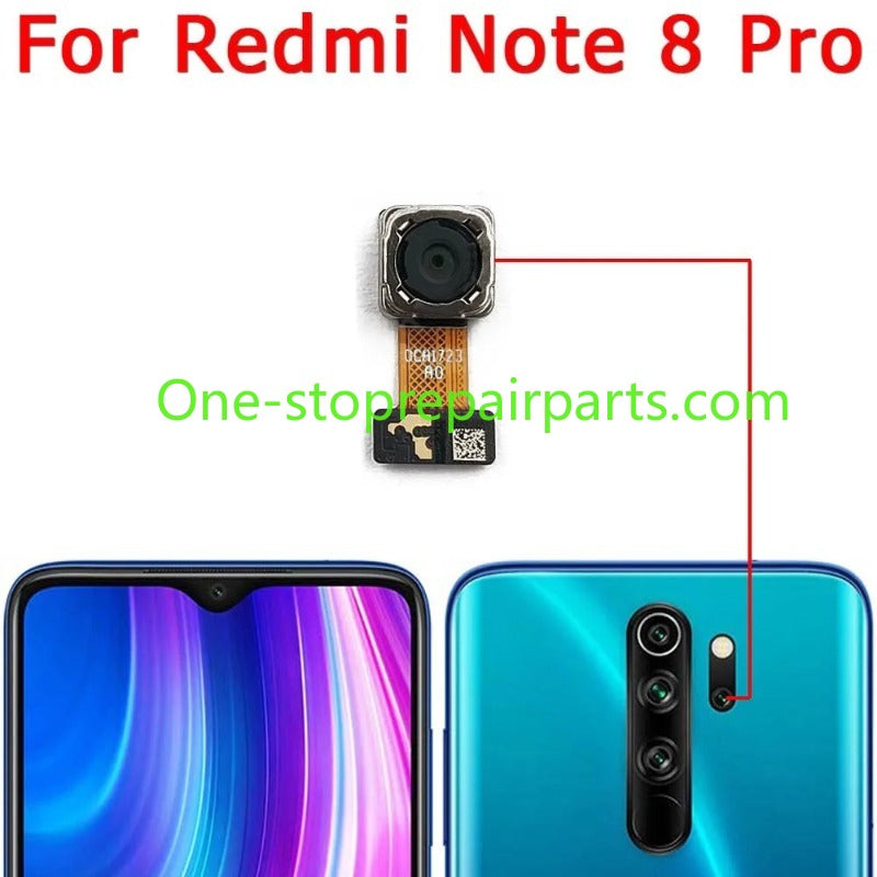 Rear Back Camera Lens For Xiaomi Redmi Note 8 Pro 8T 5 5A 6 7 Camera Module Backside View Xiaomi phone repair parts
