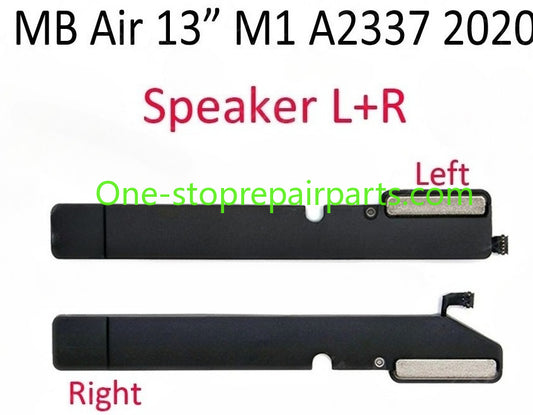 Laptop A2337 Speaker for Macbook Air 13" M1 A2337 Internal Speaker Loudspeaker Left Right SideEMC3598 MGN63 MGN73 Late 2020 Macbook repair parts