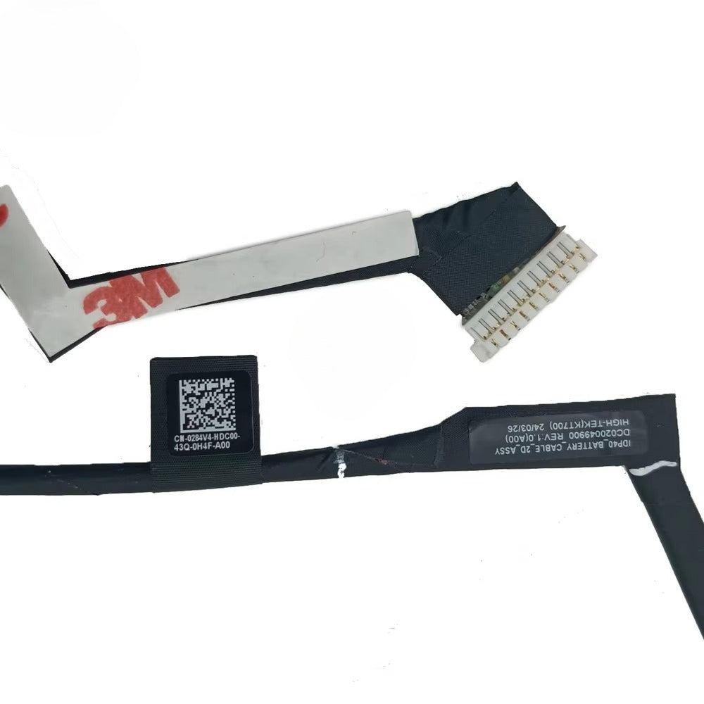 Notebook Battery Cable For Dell For Alienware X14 R1 R2 HDS41 05M8X0 5M8X0 0284V4 284V4 Replacement Parts DC020049900 DC02003YI0  Dell Laptop repair parts