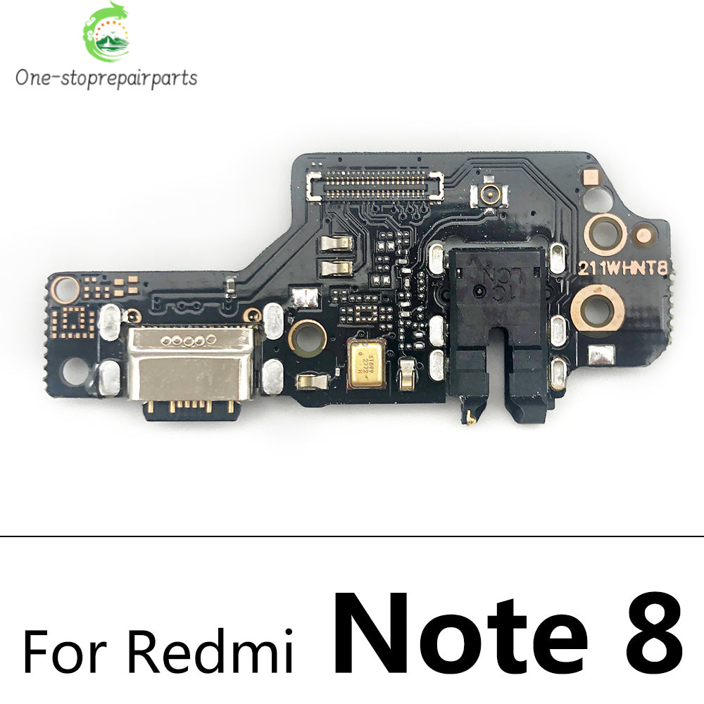 USB Charging Port Microphone Dock Connector Board Flex Cable For Xiaomi Redmi Note 7 8 8T 9 9s 10 11 Pro 5G  Xiaomi  Xiao mi phone repair parts