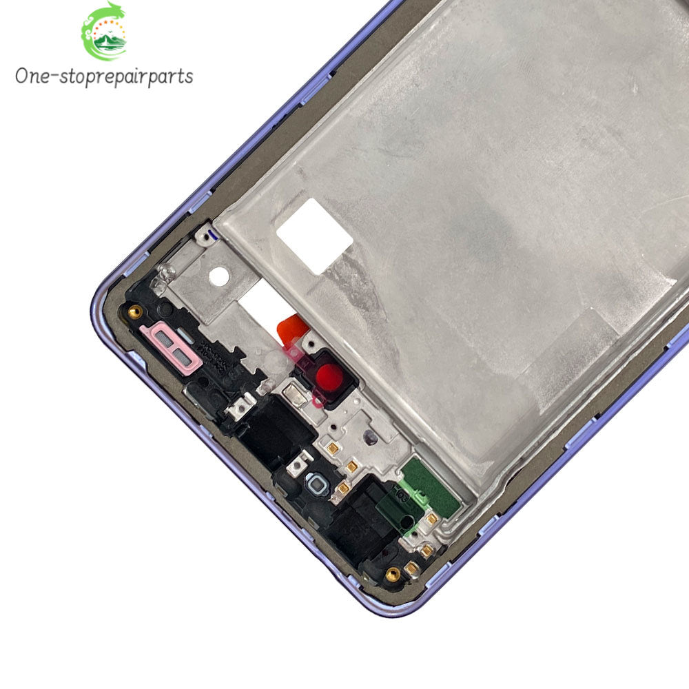 New Front Housing LCD Display Frame For Samsung A02 A02s A12 A22 A32 A52 A52s A72 4G 5G Housing Middle Frame Bezel Plate Cover Samsung phone repair parts