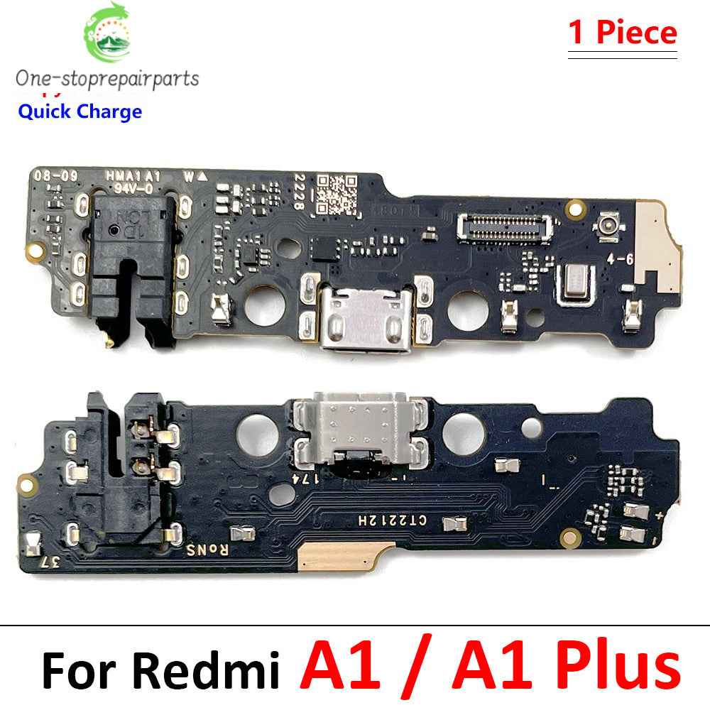 10Pcs/Lot,  Dock Connector Micro USB Charger Charging Port Flex Cable Microphone Board For Redmi A1 A2 A3 A5 Plus A7 Pro 4G Redmi phone repair parts