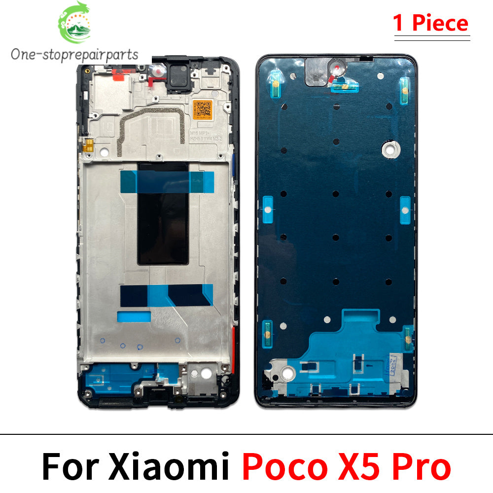 New Front Housing LCD Frame Screen Bezel Holder For Xiaomi Poco F3 F4 X3 GT M3 M4 M5s X5 X6 Pro 4G 5G Xiaomi  Xiao mi phone repair parts