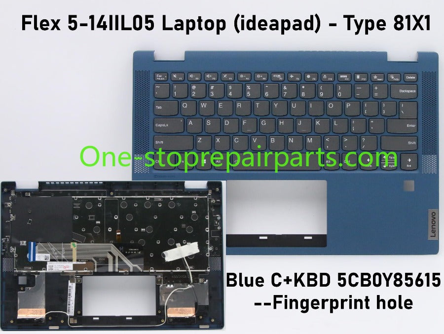 Cover case for For Lenovo ideapad Flex 5-14IIL05 5CB0Y85294 5CB0Y85291 5CB0Y85290 5CB0Y85295 Lcd back housing bezel frame upper tpcase palmrest bottom lower cover hinge Lenovo Laptop repair parts