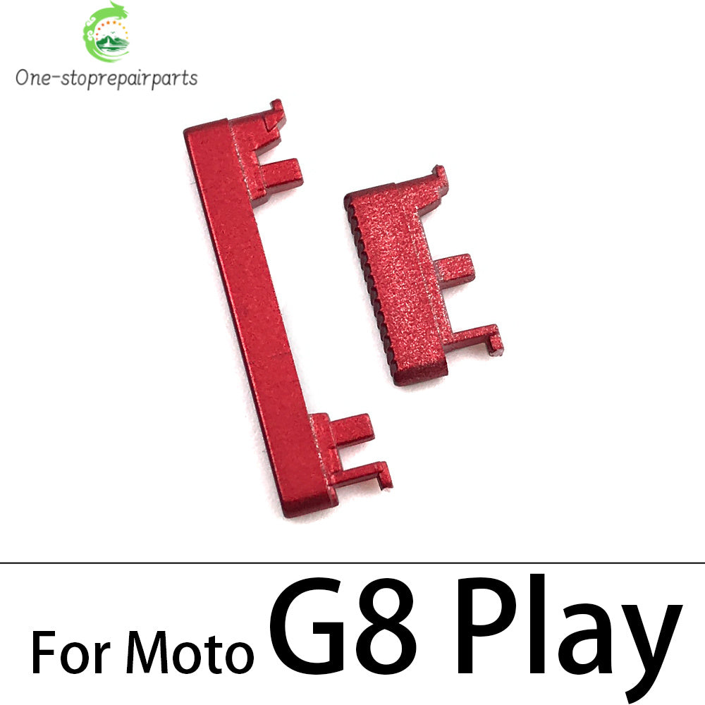 New Side Volume Button Power ON / OFF Buttton Key Set For Motorola Moto G9 G8 G7 Play Plus Power Lite Replacement Parts Motorola phone repair parts