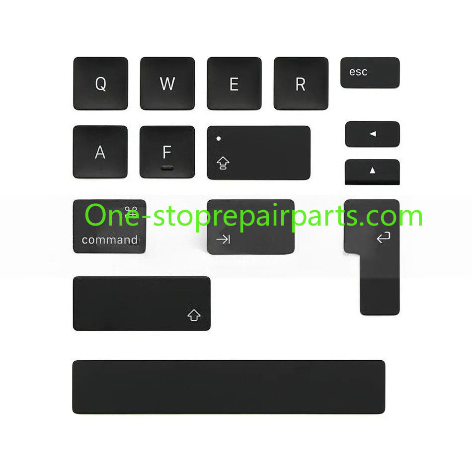 Laptop A2442 A2485 A2779 A2780 A2918 A2992 A2991 Keycaps Keys Key Cap Set for Macbook Pro M1 M2 M3 14" 16" Keyboard Repair Kit Macbook repair parts
