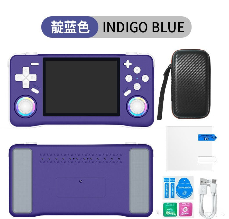 3.5" inch XF35H IPS HD WIFI Online match fight Linux Dual 3D joysticks RGB 4000mAh rechargable supporting 2.4G wireless Gamepad connected games Handheld  Player console