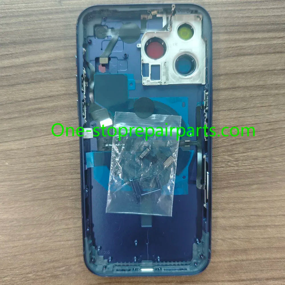 Pre-Installed Modified Back Housing For Iphone 14 Pro Max Convert To 17 Pro Max Middle Frame Housing 14Pm Diy Like 17Pm + Tray iPhone phone repair parts
