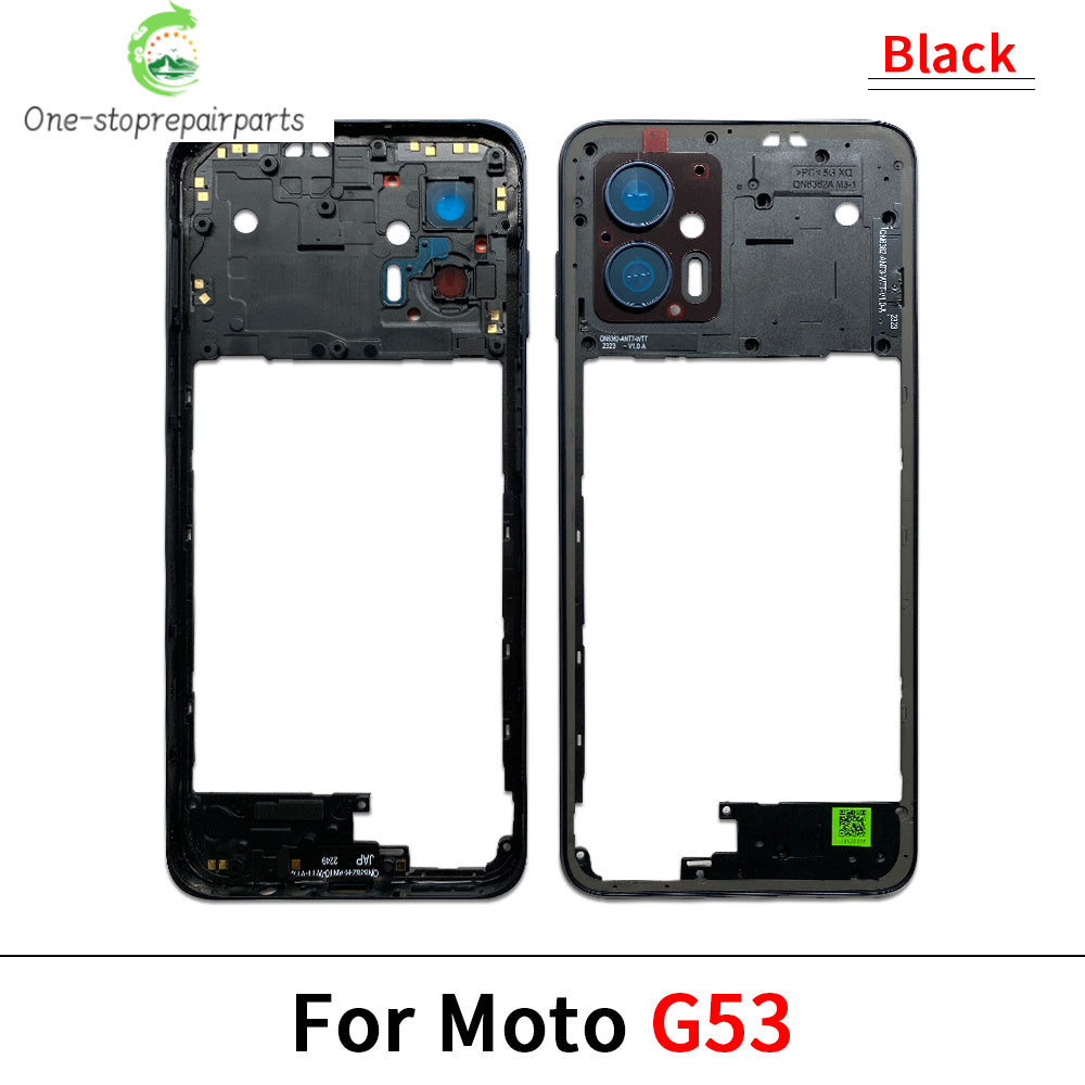 New Middle Frame Holder Housing Bezel Plate For Motorola Moto G04 G23 G34 G53 G54 G62 G72 G73 5G Replacement Repair Parts Motorola phone repair parts