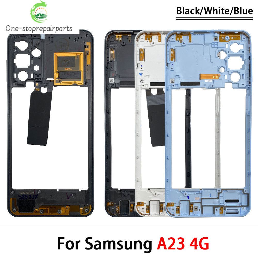 New For Samsung A23 A42 4G 5G Middle Frame Holder Housing Replacement Repair Parts Samsung phone repair parts