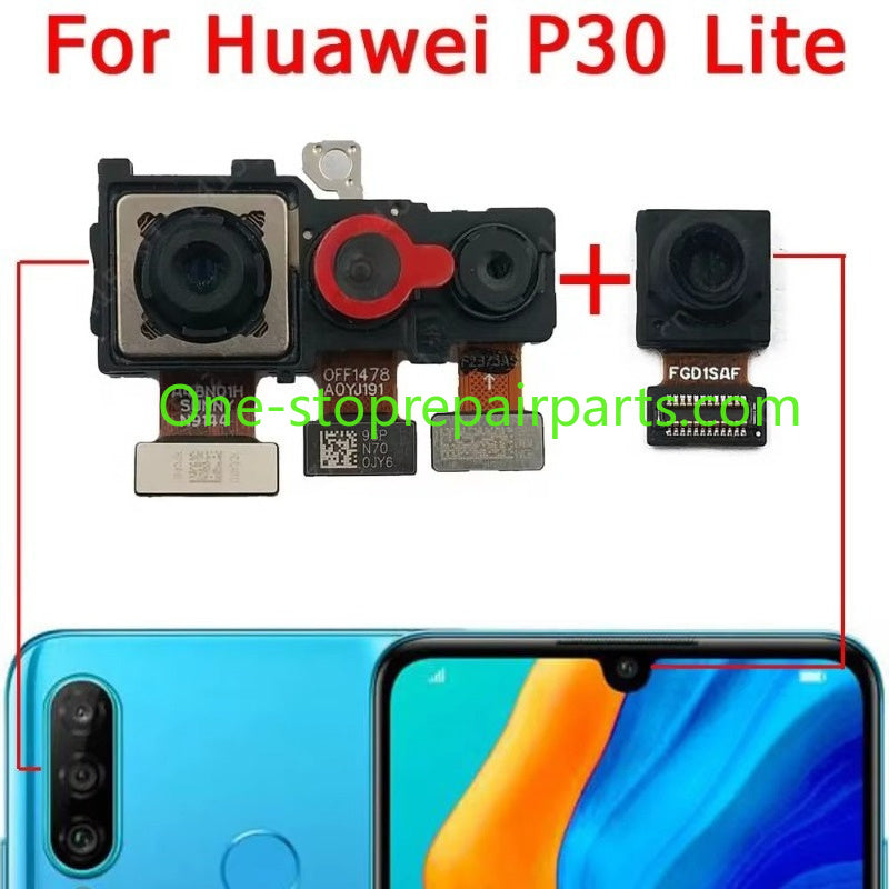 Front Rear Back Camera For Huawei P30 Lite Pro P30Lite P30Pro Main Facing Camera Module Flex HUAWEI phone repair parts