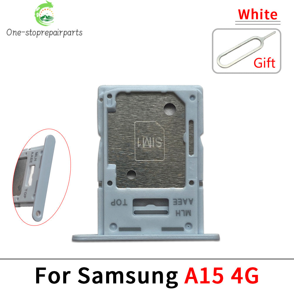 New For Samsung A15 A25 A35 A55 4G 5G SIM Card Slot SD Card Tray Holder Adapter Repair Parts Samsung phone repair parts