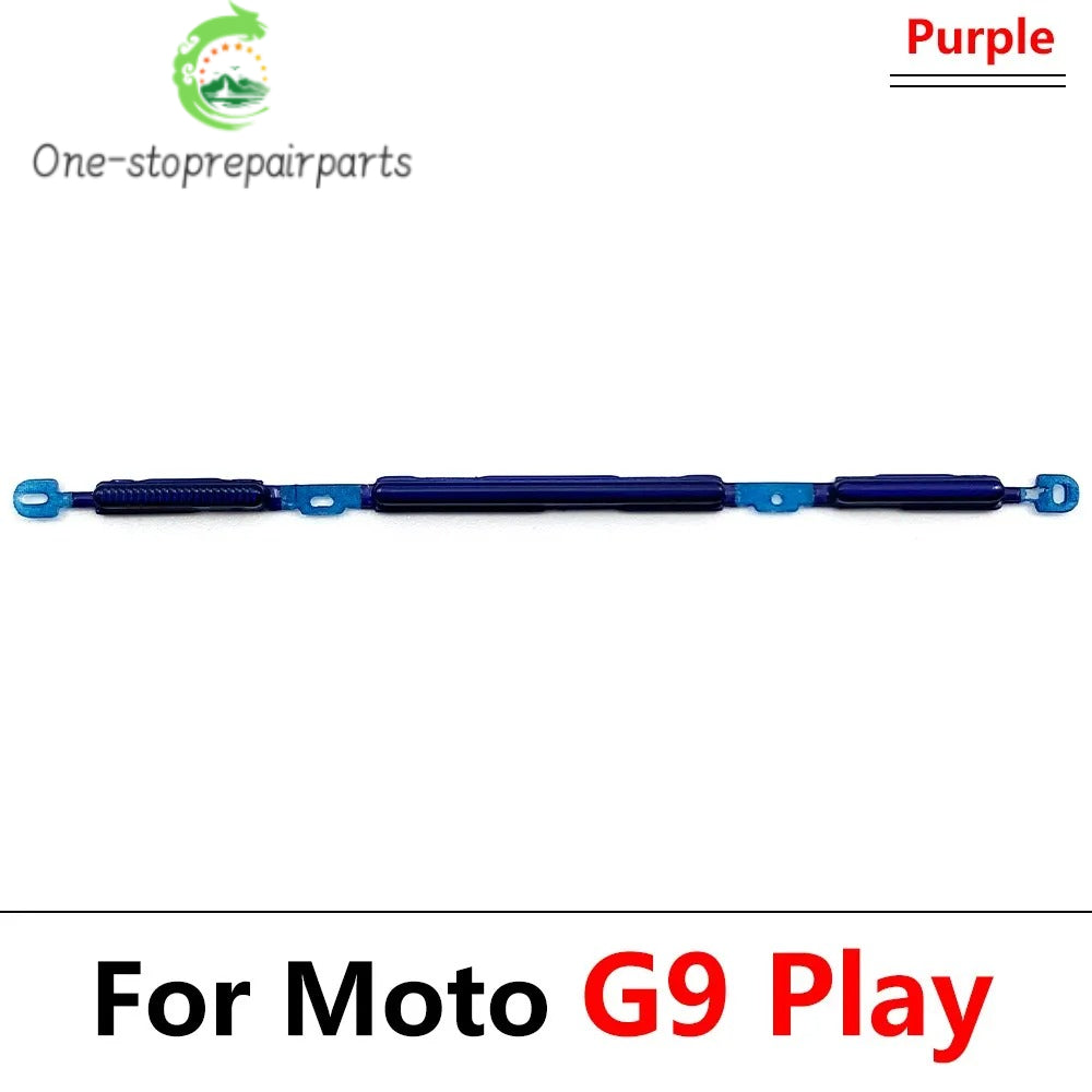 New For Motorola Moto G8 G9 Plus Play Power Lite Side Power and Volume Button Key Replacement Parts Motorola phone repair parts
