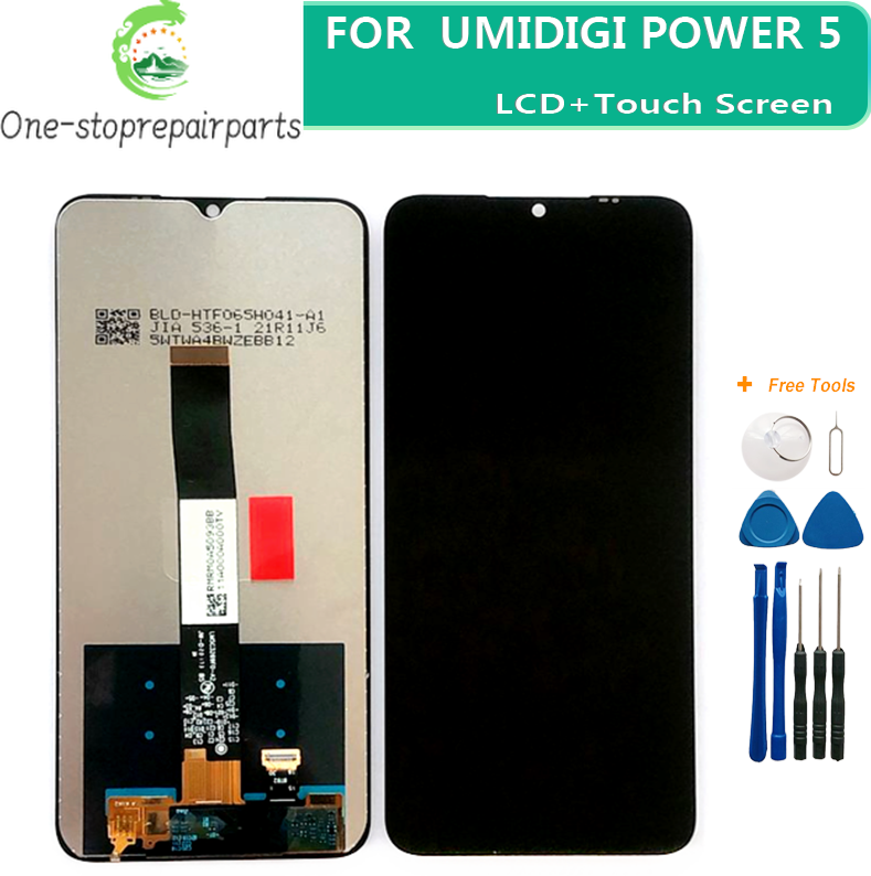 For UMIDIGI Power 5 LCD Display + Touch Screen Assembly High Quality Umidigi Power 5s Power5 LCD Tested Screen Glass Panel +Tool Umidigi phone repair parts