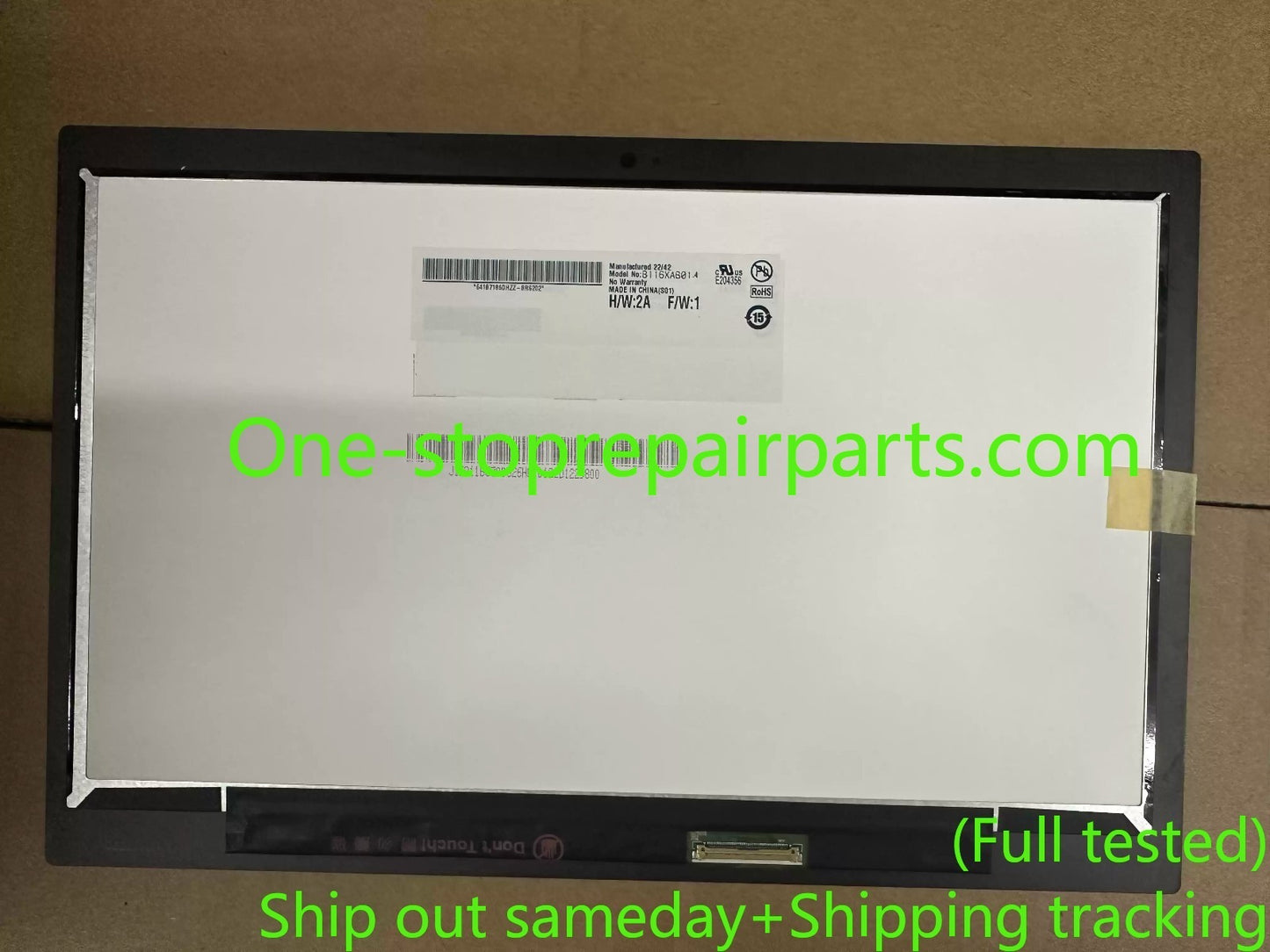 11.6" LCD Touch Screen Glass Assembly for Acer Chromebook Spin 11 CP311-3H  N19Q10  B116XAB01.4 1920×1080 40 pins