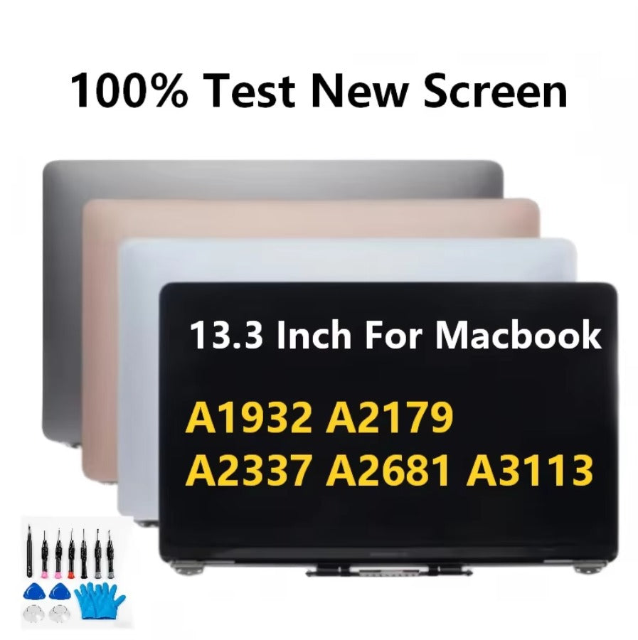 New LCD Monitor For MacBook Air A1932 A2179 A2337 A2681 A3113 Laptop LCD Screen Display Assembly 2018-2024 M1 M2 M3 I3 I5 Macbook laptop repair parts