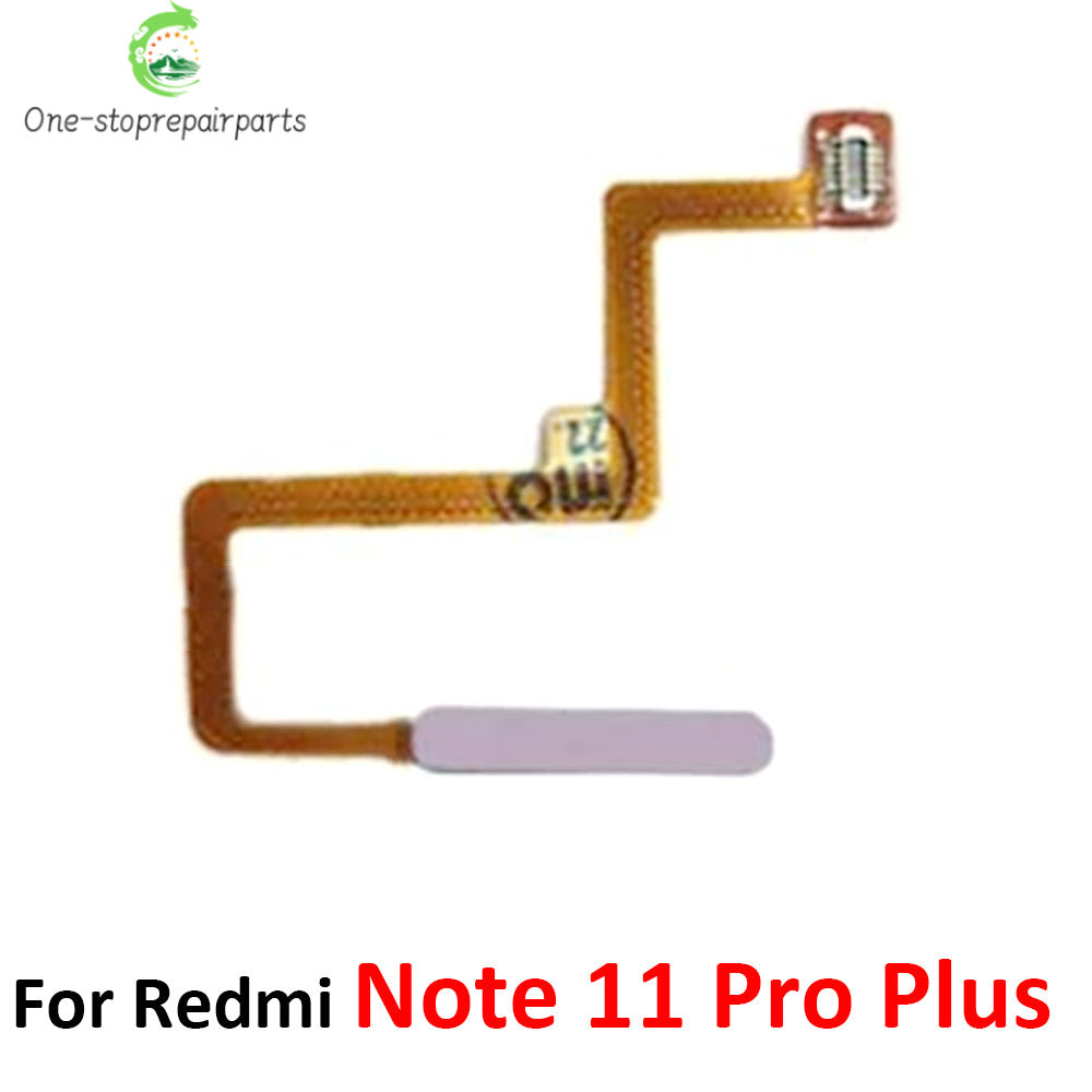 New Home Button FingerPrint Touch ID Sensor Flex Cable For Xiaomi Poco M4 Pro 4G 5G / Redmi Note 11 11s Pro Plus 4G 5G  Xiaomi  Xiao mi phone repair parts