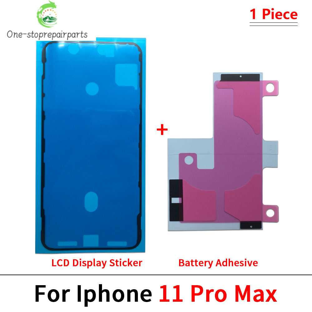 10Pcs, Waterproof Adhesive Sticker Screen Frame Bezel Seal Tape Battery Sticke For iPhone 11 12 13 14 15 16 Pro Max Plus X Xs iPhone phone repair parts