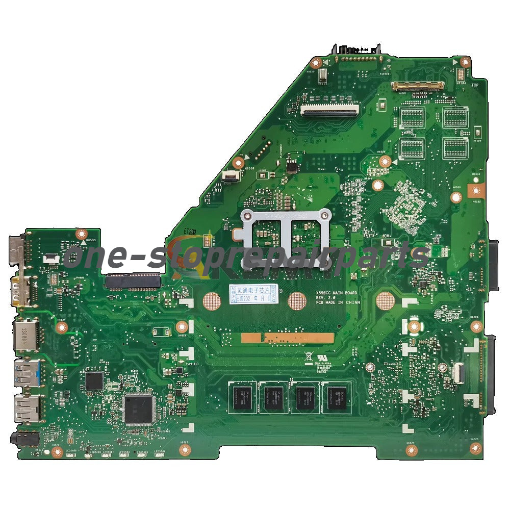 X550CA Laptop Motherboard For ASUS VivoBook X552 X550CL X550CC X550C R513C Y581C X550VB A550V X550VC Mainboard With I3 I5 I7 CPU ASUS laptop repair parts