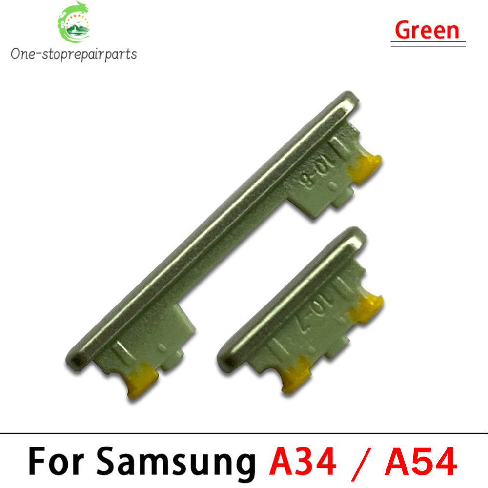 New For Samsung A14 A24 A34 A54 4G 5G Side Key Power and Volume Buttons Button Replacement Parts Samsung phone repair parts