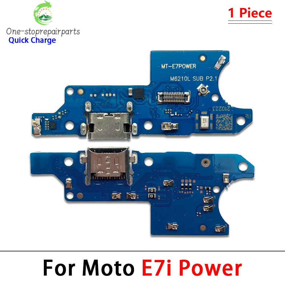 USB Charging Board Port Dock Charger Connector Flex Cable For Moto E6i E7i E22i E32 G24 Power G04 G14 G54 G64 G84 G42 G62 5G Motorola phone repair parts