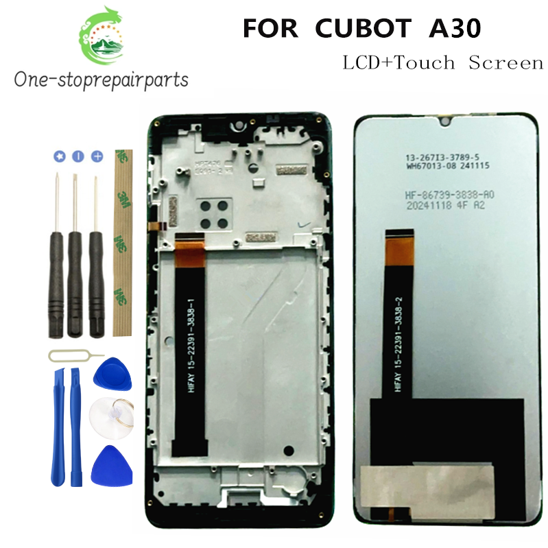 New Original Lcd Display For CUBOT A30 with Touch Screen +LCD Display With Frame Digitizer Assembly Replacement Repair+Tool Other Brand Phone repair parts