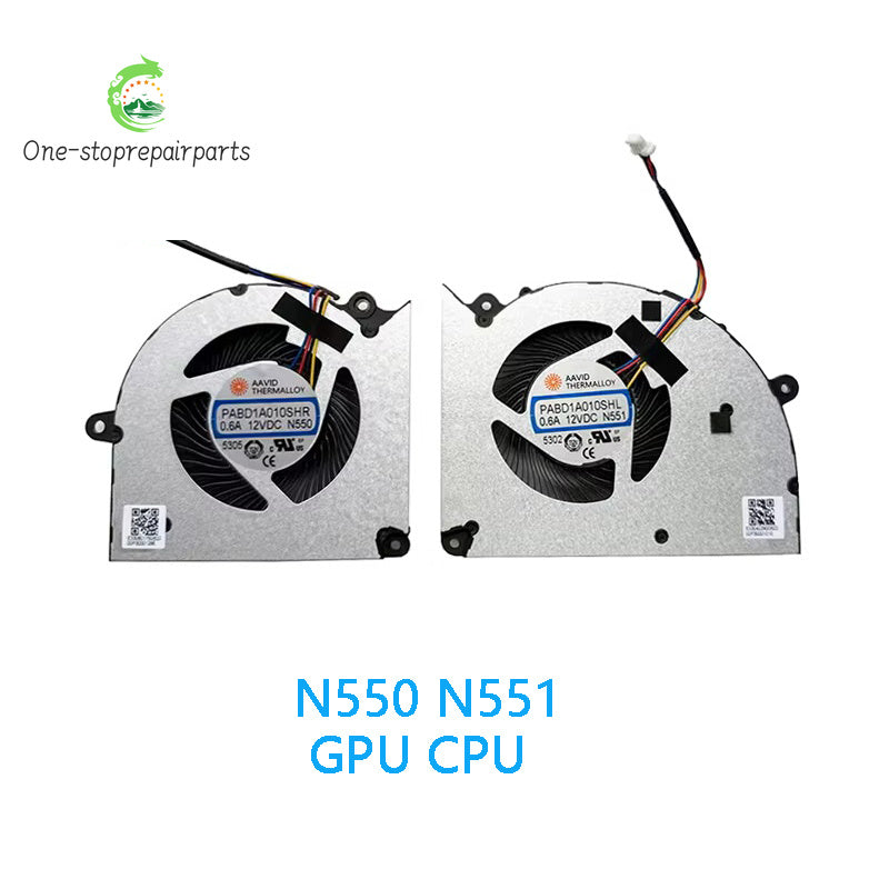 New Original Laptop CPU GPU Cooling Fan For MSI 1841 184L Crosshair 18 HX AI N550 N551 MSI laptop repair parts