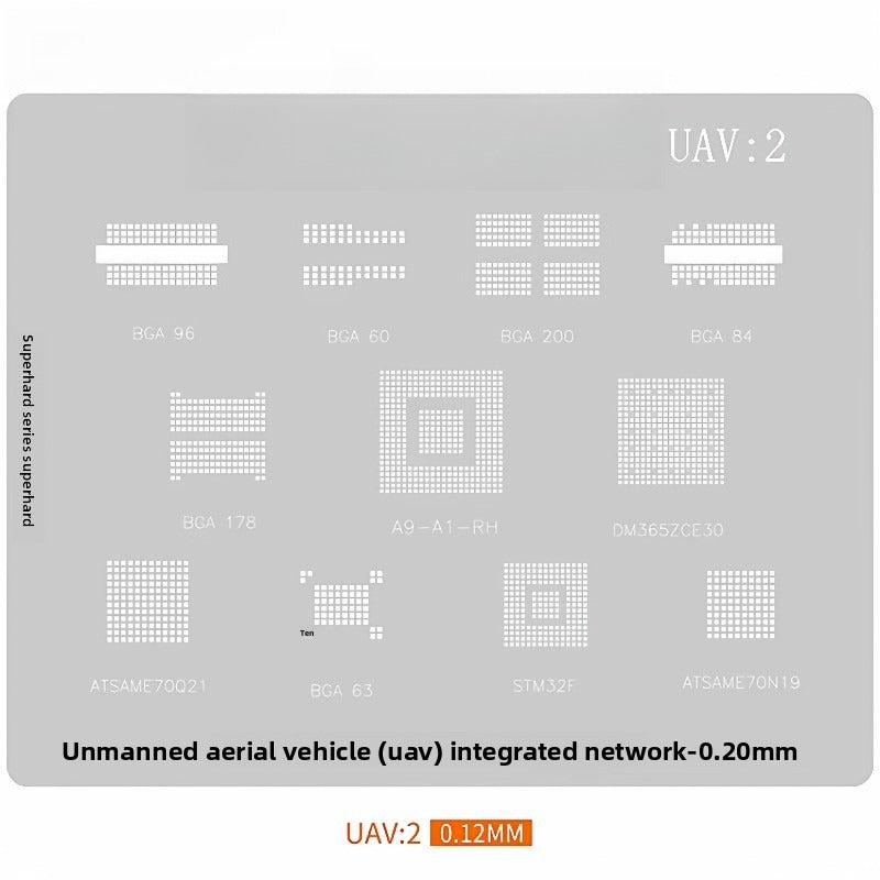 DJI drone aerial photography UAV main board CPU H3H6/LC1860C BGA Reballing Stencil repair tool