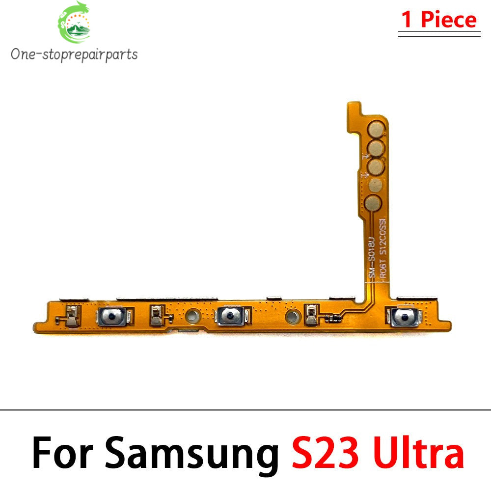 10Pcs, Volume Button Power Switch On Off Button Flex Cable For Samsung S20 S21 S22 S23 S24 Plus Ultra Fe Samsung phone repair parts