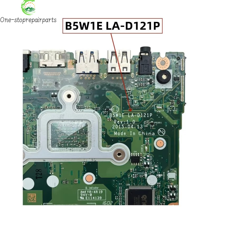 B5W1E LA-D121P For Acer Aspire ES1-520 ES1-521 Laptop Motherboard With AMD E1-6010 A4-6210 A6-6310 A8-6410 CPU DDR3 NBG2K11005 Acer laptop repair parts