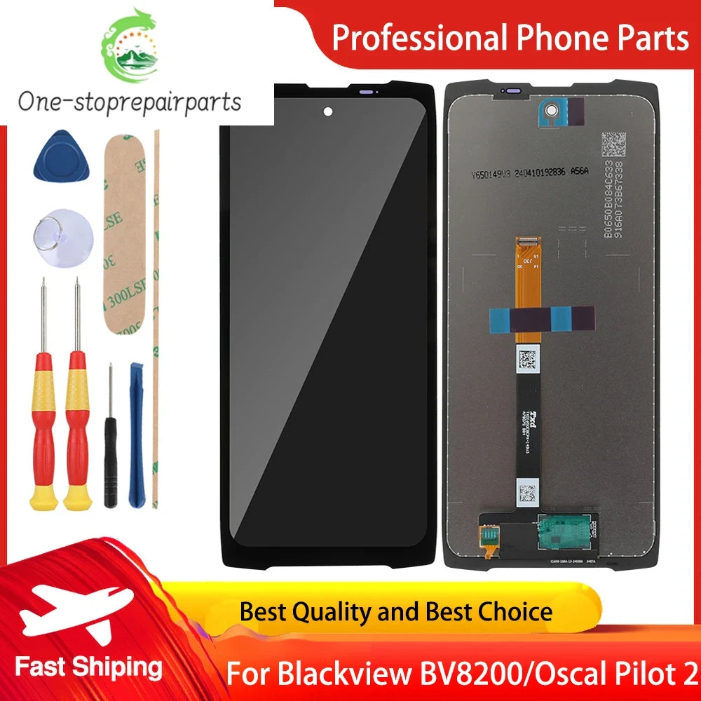 Original Blackview BV8100 BV8200 LCD Display Touch Screen Digitizer Assembly Replacement Display LCD Free Disassemble Tools Blackview phone repair parts