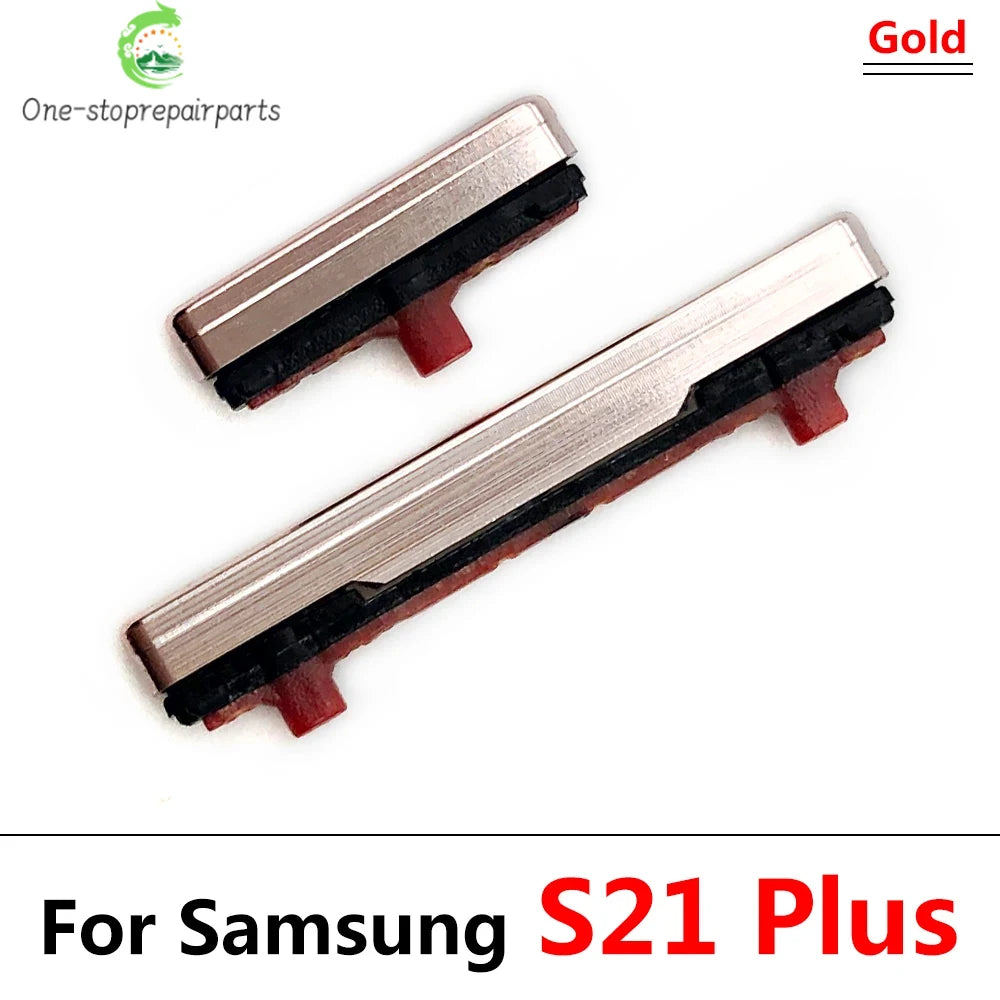 New Side Volume Button Power ON / OFF Buttton Key Set For Samsung S21 Plus Ultra Fe Replacement Parts Samsung phone repair parts