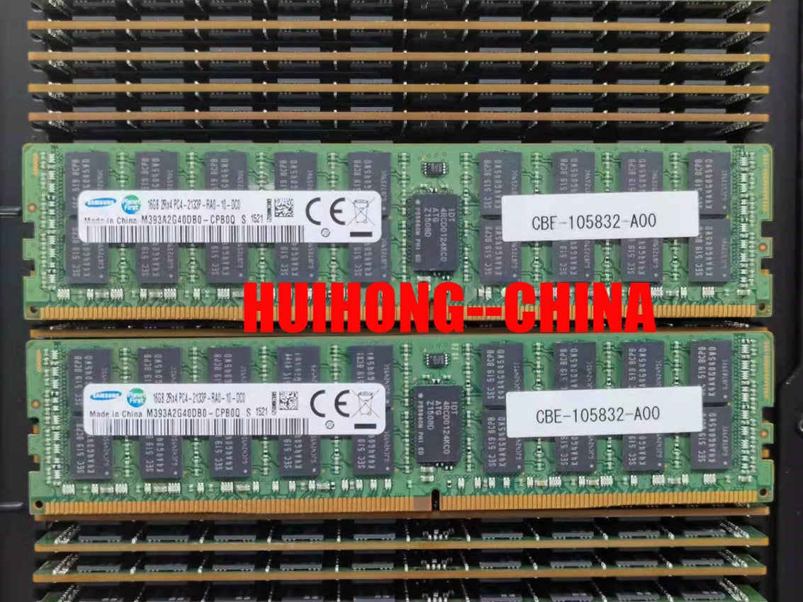Samsung 16GB 2RX4 PC4-2133P-RA0-10-DC0 M393A2G40DB0-CPB0Q 16G RMA memory