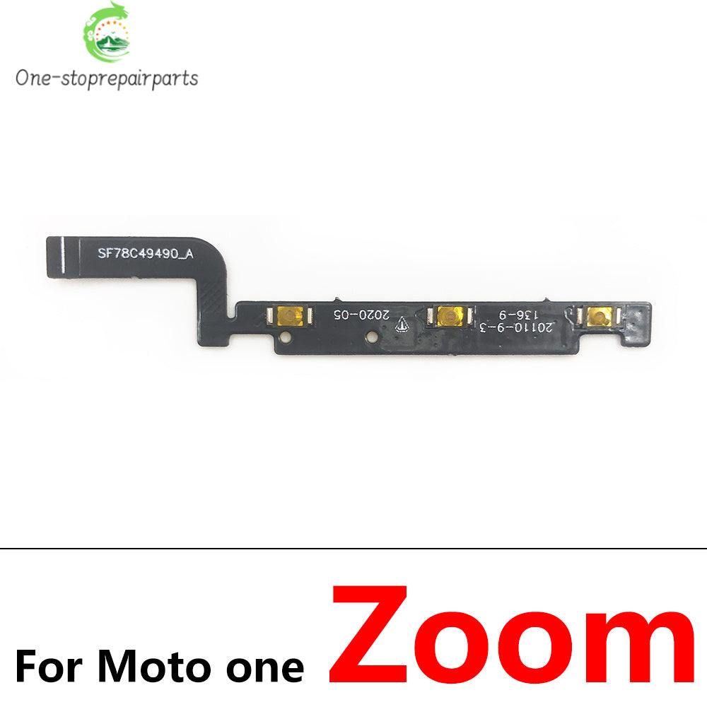 Power Volume Flex For Motorola For Moto One Zoom Hyper Vision Action Macro Fusion Plus / One 5G Power Button Flex Cable Motorola phone repair parts