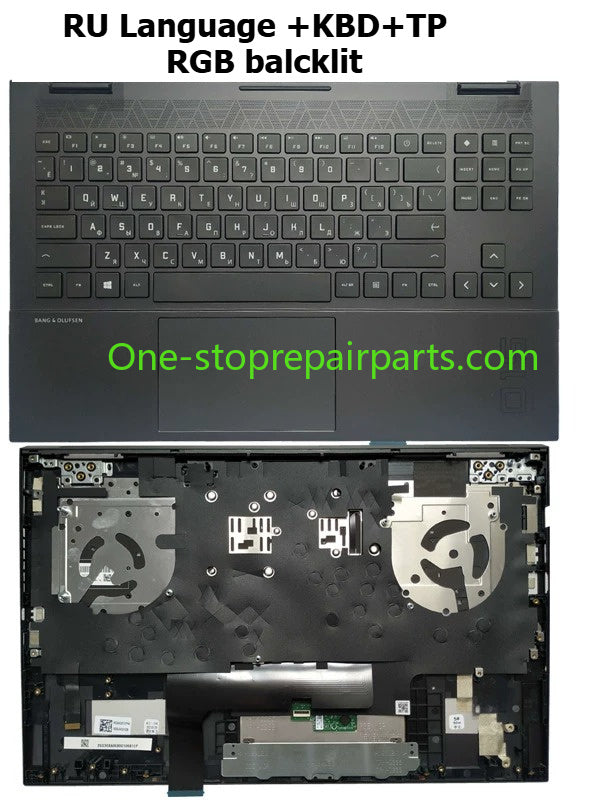 Palmrest  Keyboard For HP Omen 15-EN 15-EK 15Z-EN100 TPN-Q238 Q236 RGB US M00667-001 M00666-001 M00666-B31 RGB Backlit topcase