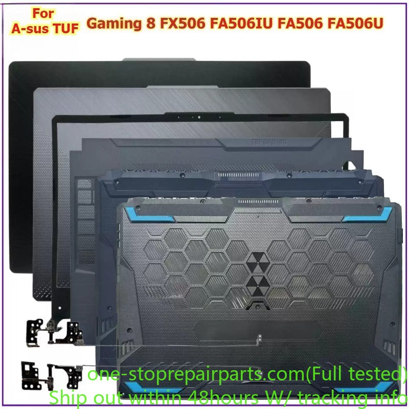 Cover case for Asus TUF Gaming 8 FX506 FA506IU FA506  FA506U lcd back housing bezel frame upper top palmrest case bottom hinge