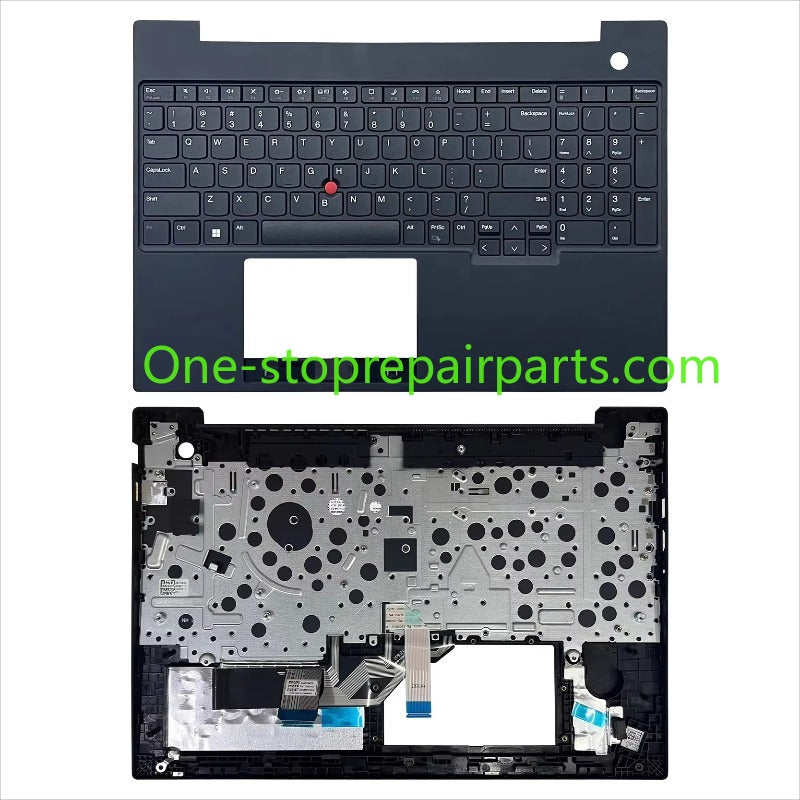 Upper case keyboard for Lenovo ThinkPad E16 Gen1 5M11H94852 C shell topcase palmrest keybooard cover touchpad
