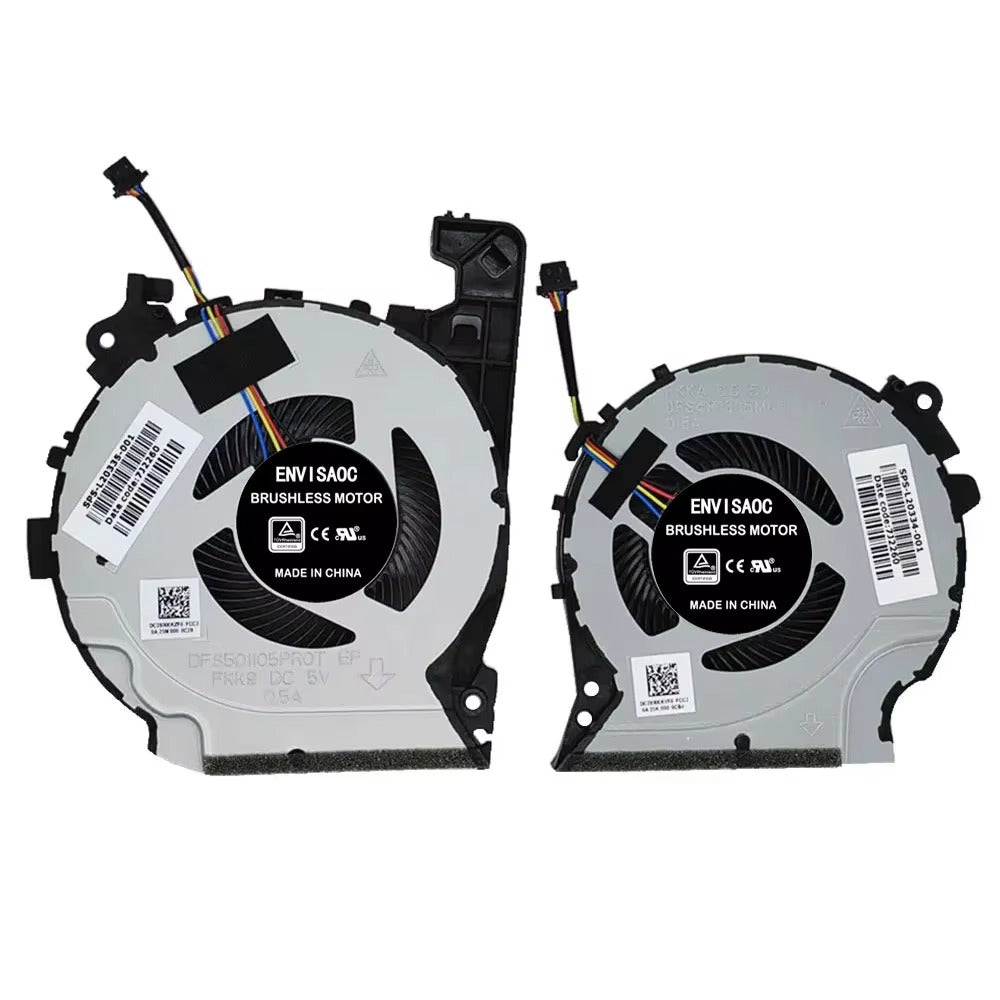 Cooler Fan For HP Pavilion Gaming 15-CX 15-cx0000 15-CX0068TX CX0061TX TPN-C133 CPU GPU Cooling Fan Heatsink Fans Cooler XRF501105PR0T XRF481305M60 HP Laptop repair parts