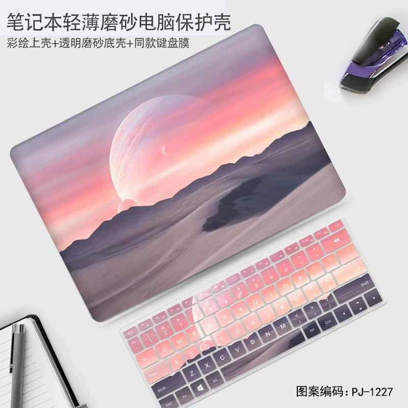 Oil painting wind protective case for Huawei 11 "12" 13 "14" 15 "16" matebook 14 MateBook XPro 16S 13S MateBook D14/SE Honor MagicBook X 15 16 protective case, notebook case film Laptop accessories