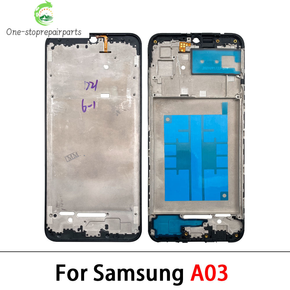 New For Samsung A02s A03s A03 Core A04 A04s A04E A05 A05s A06 Housing Middle Frame Bezel Middle Replacement Parts Middle Frame Samsung phone repair parts