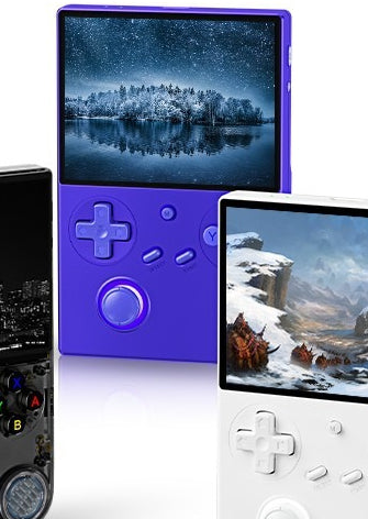 4" inch RG40XXV IPS HD RGB joystick 3200mAh rechargable Linux 64 Support screen projection games Handheld Game Player console ambient light retro portable handheld