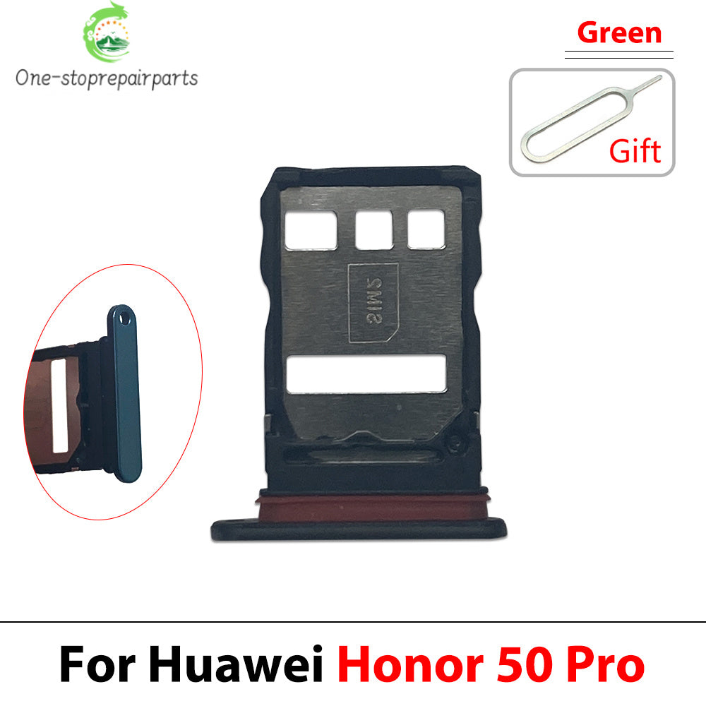 New For Huawei Honor 50 60 70 80 90 Pro Se Lite Plus 5G SIM Card Slot SD Card Tray Holder Adapter Huawei phone repair parts