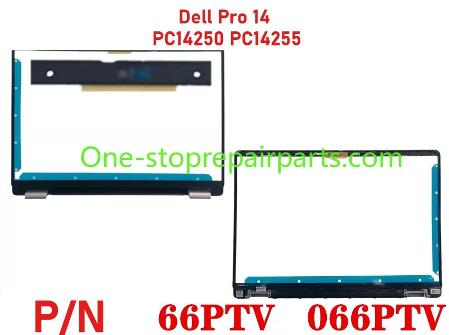 Dell Pro 14 PC14250 PC14255  lcd back cober uppler palmrest bezel bottom hinge cover keyboard touchpad 0K2C6C 0DK0V6 0MCMRV