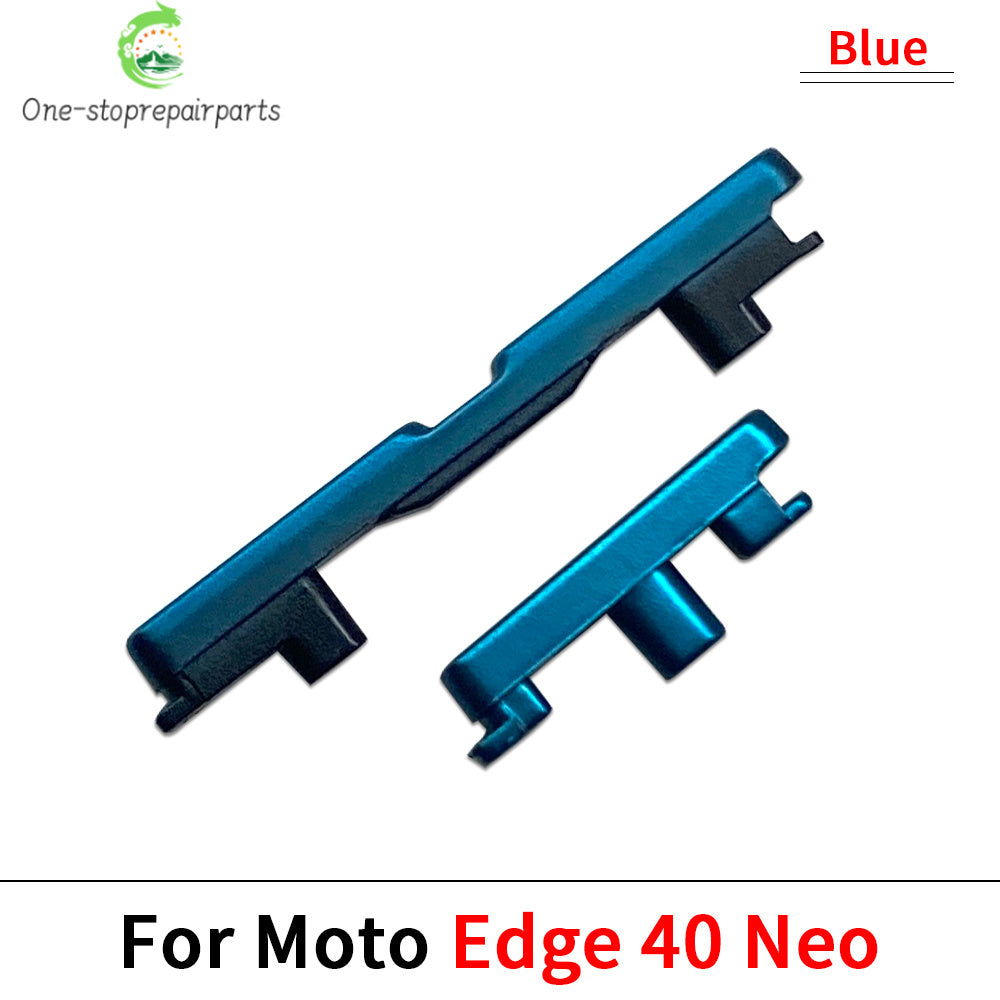 Power Volume Side Button Key External Plastic Button For Motorola Moto Edge 40 50 Neo Pro Fusion Motorola phone repair parts