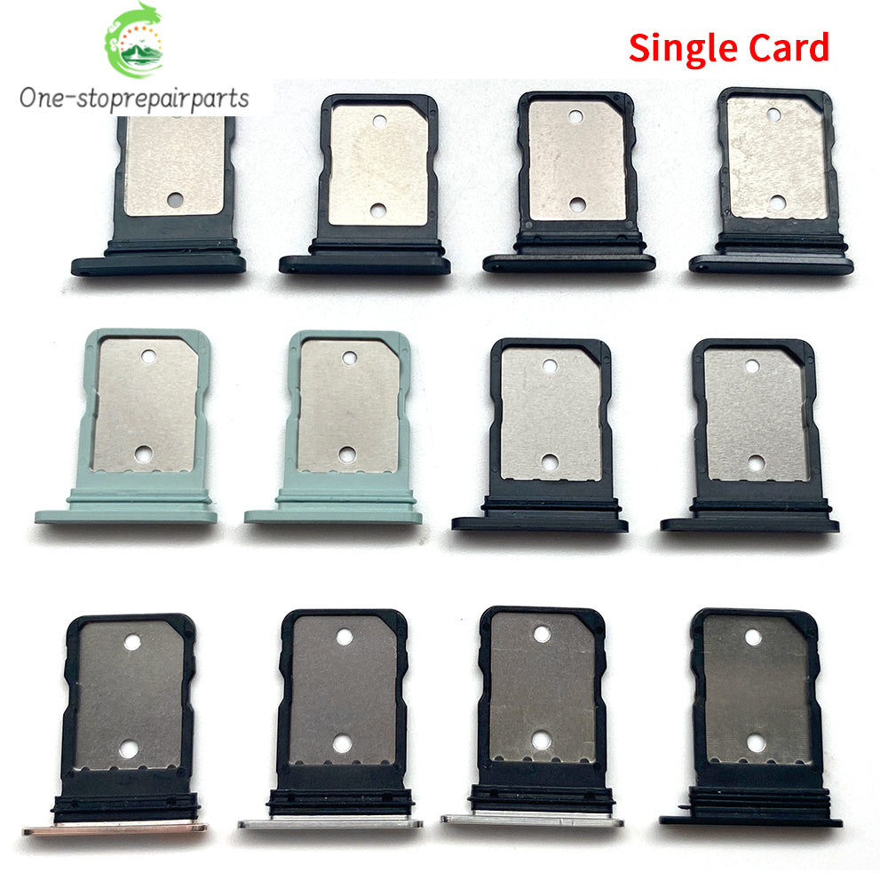 SIM Card Slot SD Card Tray Holder Adapter For Google Pixel 5 5A 6 6A Pro Repair Parts Google Pixel phone repair parts