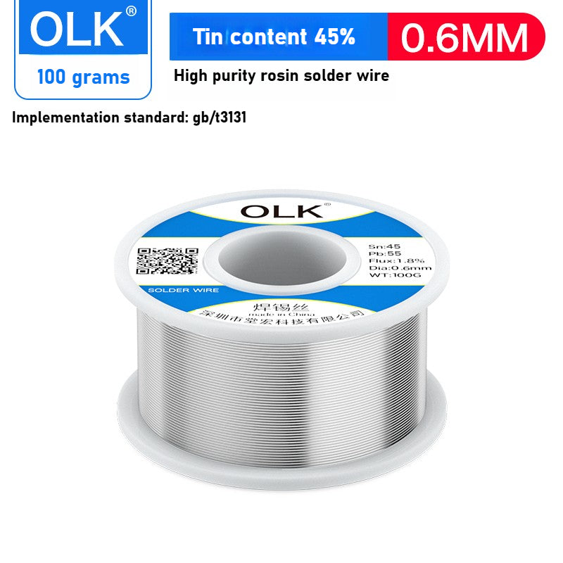 High purity solder wire 63 low temperature with flux rosin core welding household electric soldering iron lead-free solder wire Repair tools